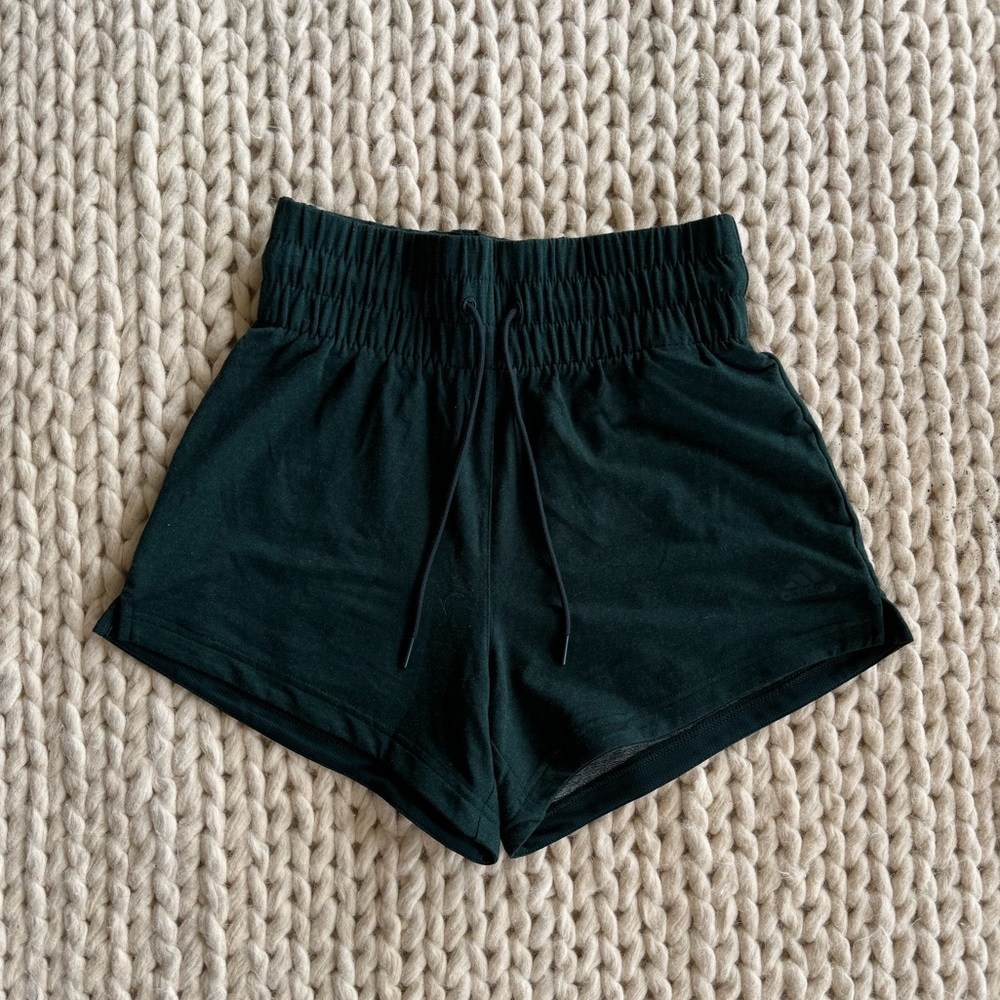 Adidas high waist lounge shorts
